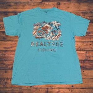 Realtree Camo Brand Hunting Logo Shirt Real Tree Mossy Oak American Flag